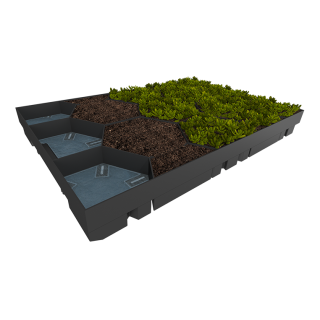 Модул за озеленяване на покриви ECOSEDUM Pack Classic