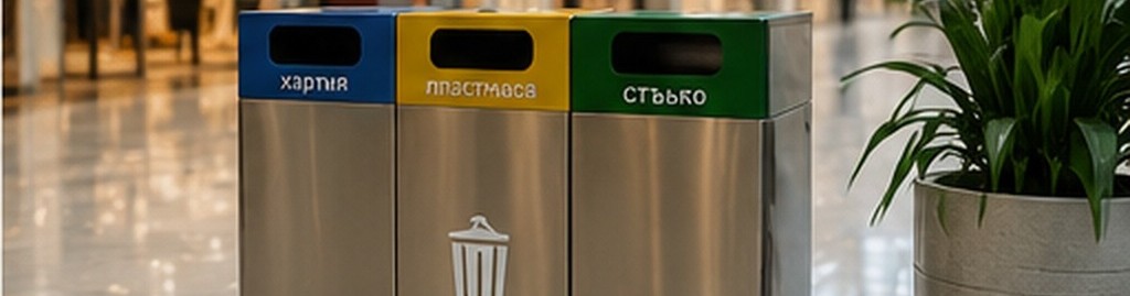 Кошчета и контейнери за търговски центрове и магазини