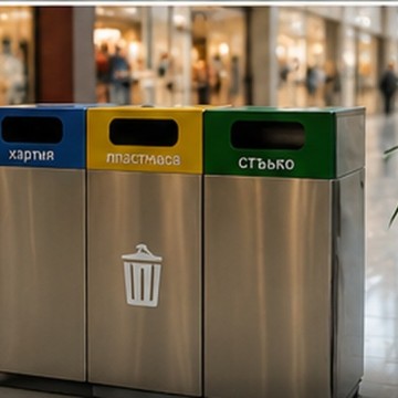 Кошчета и контейнери за търговски центрове и магазини