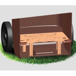 Пластмасова кофа за биоотпадъци 240 литра Пластмасова кофа за биоотпадъци 240 литра