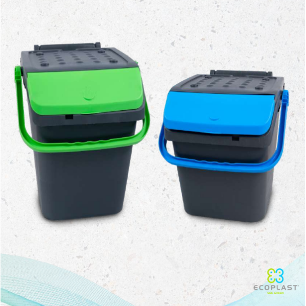 Пластмасово кошче ECOLOGIC DUSTBIN "STD" 40л