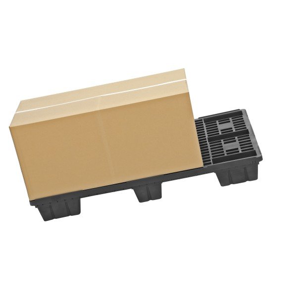 Пластмасов палет 1200 х 800 х 140мм Light - LIGHT 1208 - Палета от рециклирана пластмаса Пластмасов палет 1200 х 800 х 140мм Light в категория Палета от рециклирана пластмаса
