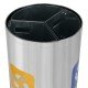 Кръгъл кош за рециклиране с три отделения и стоманени вложки - 3x20L Кръгъл кош за рециклиране с три отделения и стоманени вложки - 3x20L