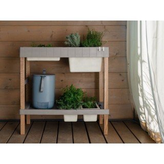 Маса за билки Urbalive Growbench, таупе