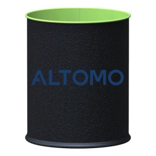 HAPPY BUCKET Перфориран кош от еко кожа зелен 7л.