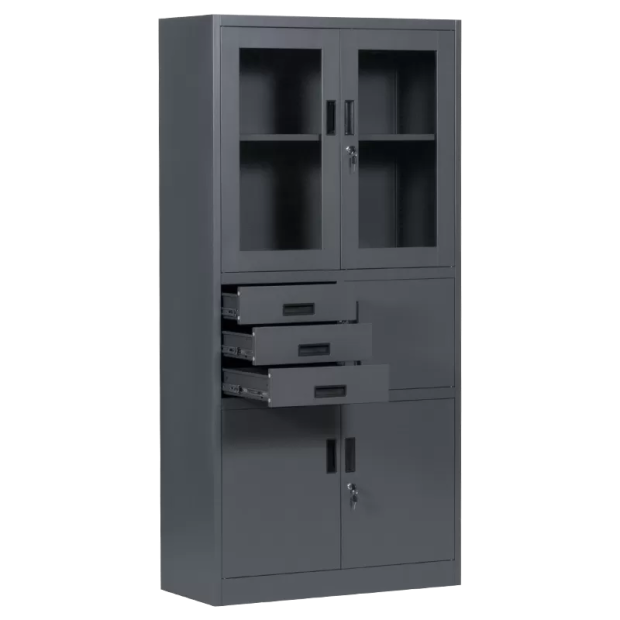 Метален шкаф Carmen CR-1240 E SAND - графит - 66439 - Метални шкафове за документи Метален шкаф Carmen CR-1240 E SAND - графит в категория Метални шкафове за документи