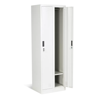 Метален шкаф CARMEN CR-1242-2 E K - сив