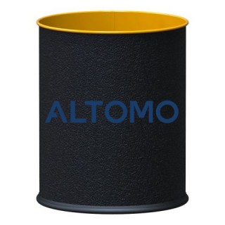 HAPPY BUCKET Перфориран кош от еко кожа жълт 7л.