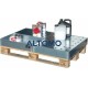 Перфорирана метална решетка Bauer 1200x800x100 mm