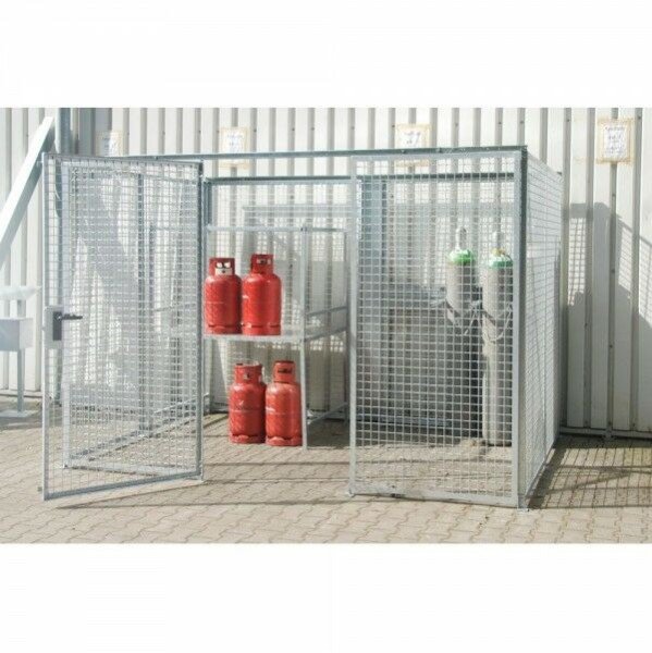 Контейнер за газови бутилки Bauer GFC-M5 без покрив за макс. 104 газови бутилки Ø220mm в категория Шкафове за газови бутилки