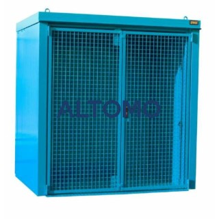 Контейнер за газова бутилка Bauer GFC B M2 2125 x 2265 x 1575 mm боядисан в светло синьо