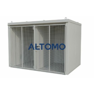 Контейнер за газова бутилка Bauer 3120 x 2295 x 2215 mm GFC-B/W M5 почти бял