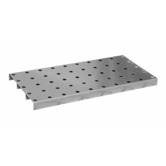 Перфорирана решетка Bauer 930x55x460mm от неръждаема стомана 1.4571 - 4052462034808 - перфорирани листове Перфорирана решетка Bauer 930x55x460mm от неръждаема стомана 1.4571 в категория перфорирани листове