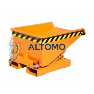 Bauer мини контейнер за чипове с roll-off механизъм EXPO-E 150 боядисан жълто-оранжев