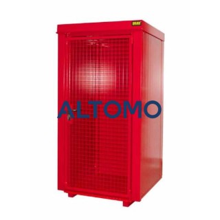 Контейнер за газова бутилка Bauer GFC B M0 1185 x 2210 x 1095 mm боядисан огненочервен