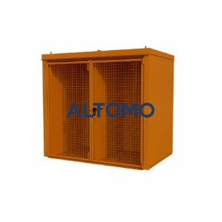 Контейнер за газова бутилка Bauer 2425 x 2265 x 1610 mm GFC-B/W M3 жълто-оранжев