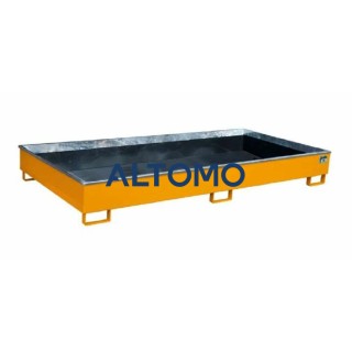 Рафтова вана Bauer с PE вложка RW 2700 2 PE жълто-оранжево 2665 x 305 x 1315 mm Рафтова вана Bauer с PE вложка RW 2700 2 PE жълто-оранжево 2665 x 305 x 1315 mm