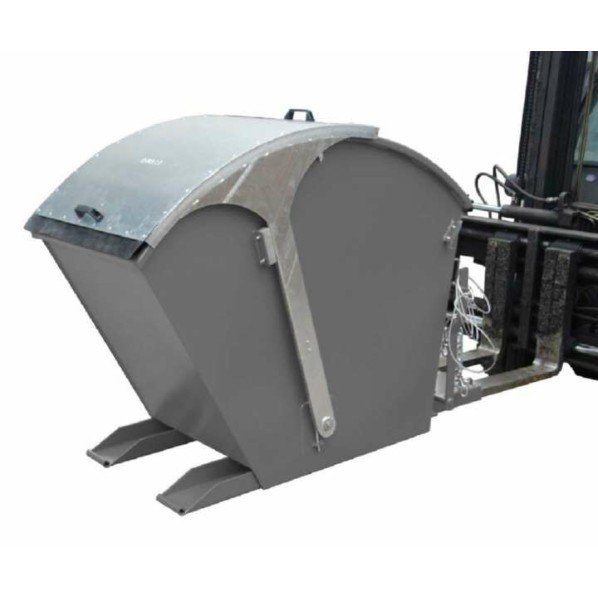 Обръщащ се контейнер RD 750 с кръгъл капак