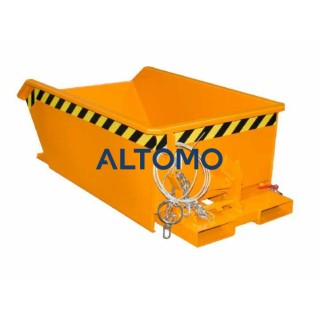 Bauer мини контейнер за чипове SMGU 270 боядисан в жълто-оранжев цвят