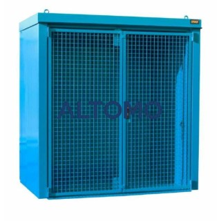 Контейнер за газова бутилка Bauer GFC B M1 2120 x 2265 x 1180 mm боядисан в светло синьо