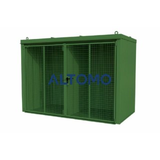 Контейнер за газова бутилка Bauer 3120 x 2295 x 1610 mm GFC-B/W M4 reseda green