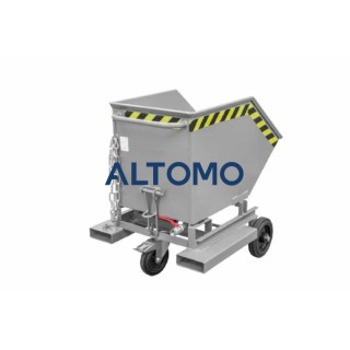 Наклоняем контейнер SKW-ET 250 с функция за ръчно обръщане
