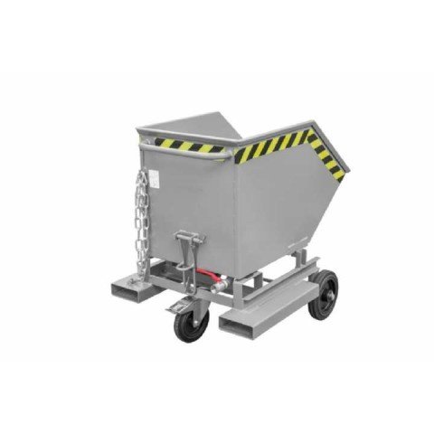 Наклоняем контейнер SKW-ET 250 с функция за ръчно обръщане