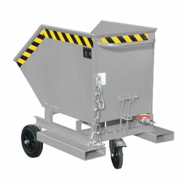 Наклоняем контейнер SKW-ET 250 с функция за ръчно обръщане