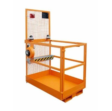 Работна платформа Bauer MB-ST/L боядисана в жълто-оранжево
