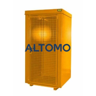 Контейнер за газова бутилка Bauer GFC B M0 1185 x 2210 x 1095 mm боядисан жълто-оранжев