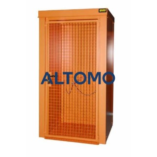Контейнер за газова бутилка Bauer GFC B M0 1185 x 2210 x 1095 mm боядисан жълто-оранжев