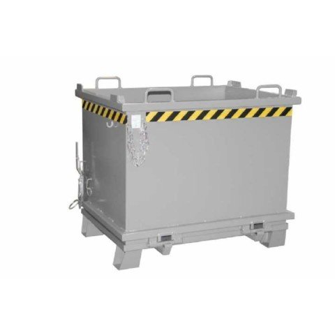 Контейнер със сгъваемо дъно SB 1000 боядисан в сиво