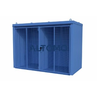 Контейнер за газова бутилка Bauer 3120 x 2295 x 1610 mm GFC-B/W M4 светло син