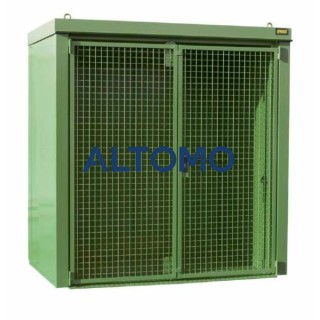 Контейнер за газова бутилка Bauer GFC B M1 2120 x 2265 x 1180 mm боядисан резеда зелено