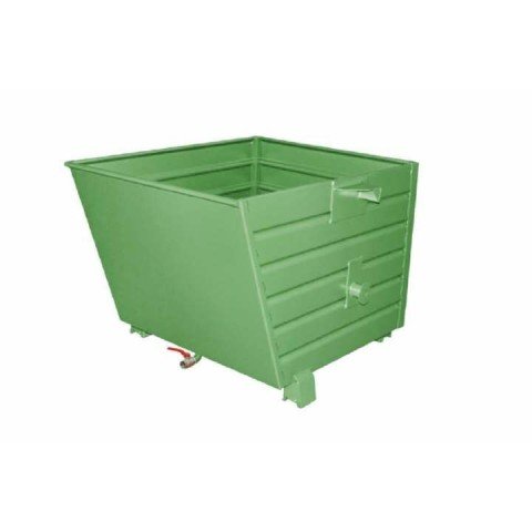Bauer стакер за чипове BSL 90 боядисан резеда зелено 1000 x 1200 x 900 mm в категория Самоизсипващи се самосвални контейнери