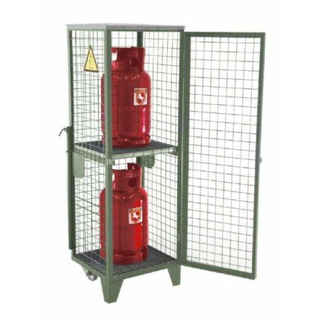 Мобилна клетка за газови бутилки GFD R 2 575 x 1580 x 500 mm