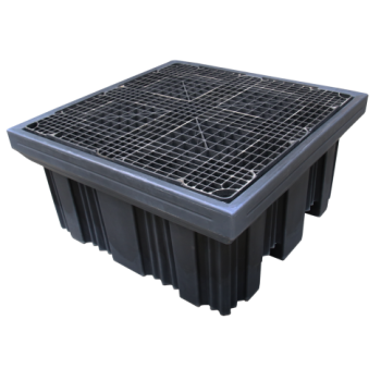 Пластмасова каптажна вана за 4 варела 450л - 4 Drum spill pallet – 450 L - Пластмасови каптажни вани Пластмасова каптажна вана за 4 варела 450л в категория Пластмасови каптажни вани