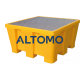 Пластмасова каптажна вана за 4 варела – 880л - 4 Drum spill pallet – 880 L - Пластмасови каптажни вани Пластмасова каптажна вана за 4 варела – 880л в категория Пластмасови каптажни вани