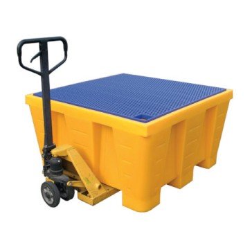 Пластмасова каптажна вана за 4 варела – 880л - 4 Drum spill pallet – 880 L - Пластмасови каптажни вани Пластмасова каптажна вана за 4 варела – 880л в категория Пластмасови каптажни вани