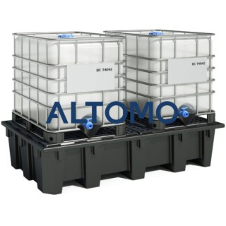 Пластмасова каптажна вана за 2 IBC 1050л