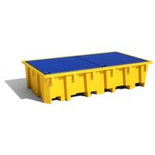 Пластмасова каптажна вана за 2 IBC 1330л