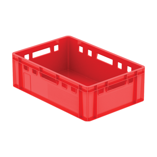 Пластмасова каса E2 Original PG E-2 за месо и хранителни продукти - PG E-2 – Crate E2 original - Платмасови каси - плътно дъно и стени Пластмасова каса E2 Original PG E-2 за месо и хранителни продукти в категория Платмасови каси - плътно дъно и стени