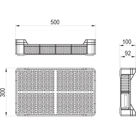Пластмасова каса за боровинки PG B-6 - PG B-6 – Blueberry Crate - Пластмасови каси - дъно и стени с отвори Пластмасова каса за боровинки PG B-6 в категория Пластмасови каси - дъно и стени с отвори